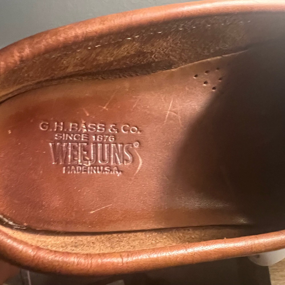 Sperry Women’s Brown Leather Penny Loafers - Picture 5 of 6